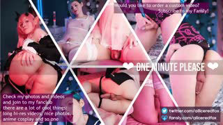 alliceredfox about 31 minutes into her 24 Oct show