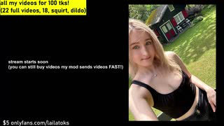 laila_live about 2 minutes into her 5 Oct show