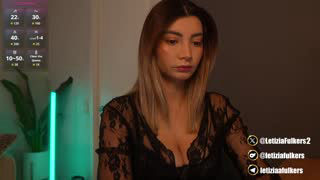 letiziafulkers1 about 14 minutes into her 13 Oct show